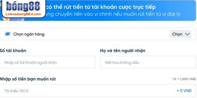Các bước thực hiện rút tiền nhanh chóng, chính xác qua ví điện tử